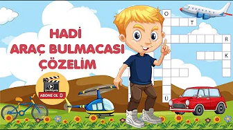 Araç Bulmacası - Çocuklar Bulmaca Çözmeyi Öğreniyor